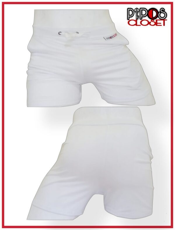 Short Lycra Deportivo Blanco