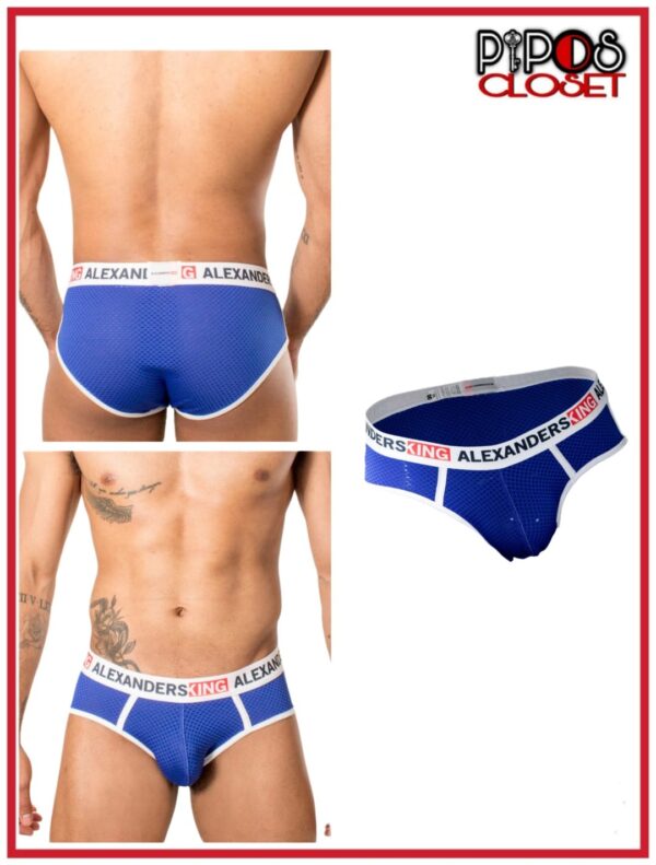 Brief Alexander King Azul Rey