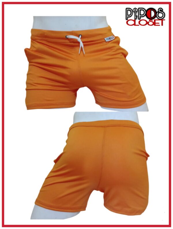 Short Lycra Deportivo Naranja