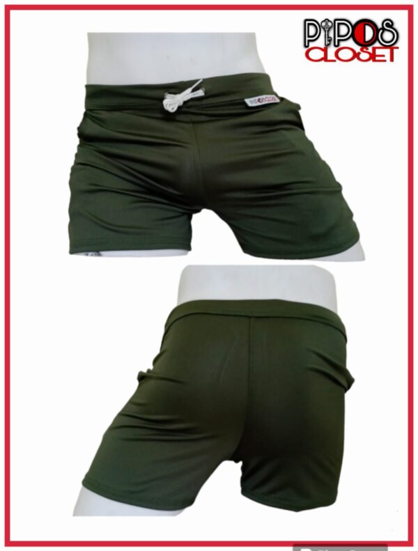 Short Lycra Deportivo Verde militar